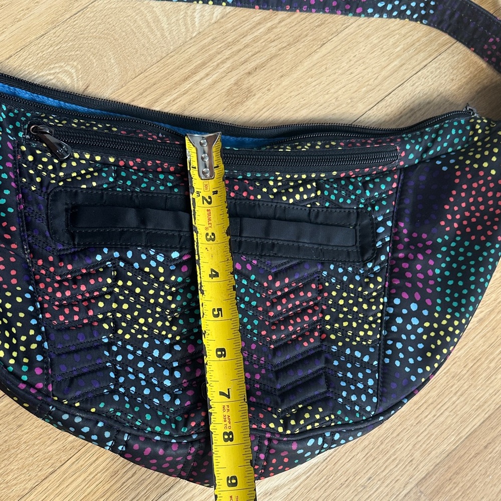 Lug Women's Dotted Shoulder Bag - Black and Multicolor - Picture 6 of 7